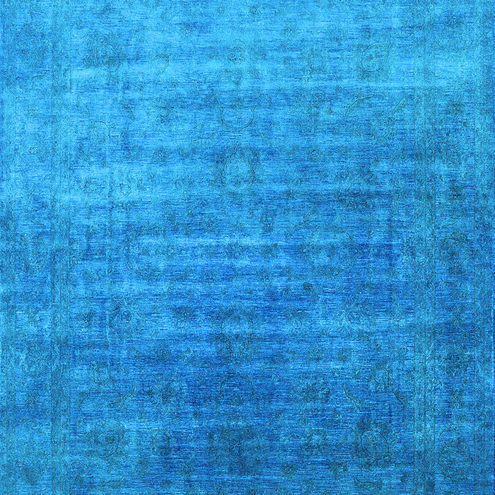 Machine Washable Persian Light Blue Bohemian Rug, wshurb1481lblu