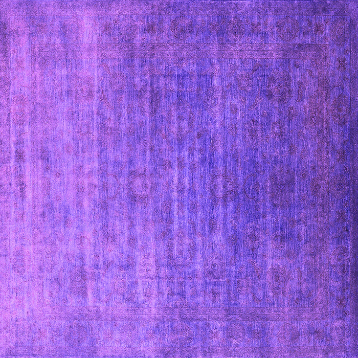 Square Machine Washable Persian Pink Bohemian Rug, wshurb1481pnk