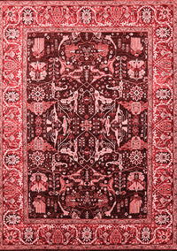 Oriental Red Industrial Rug, urb1482red