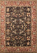 Oriental Brown Industrial Rug, urb1482brn