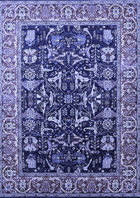 Oriental Blue Industrial Rug, urb1482blu