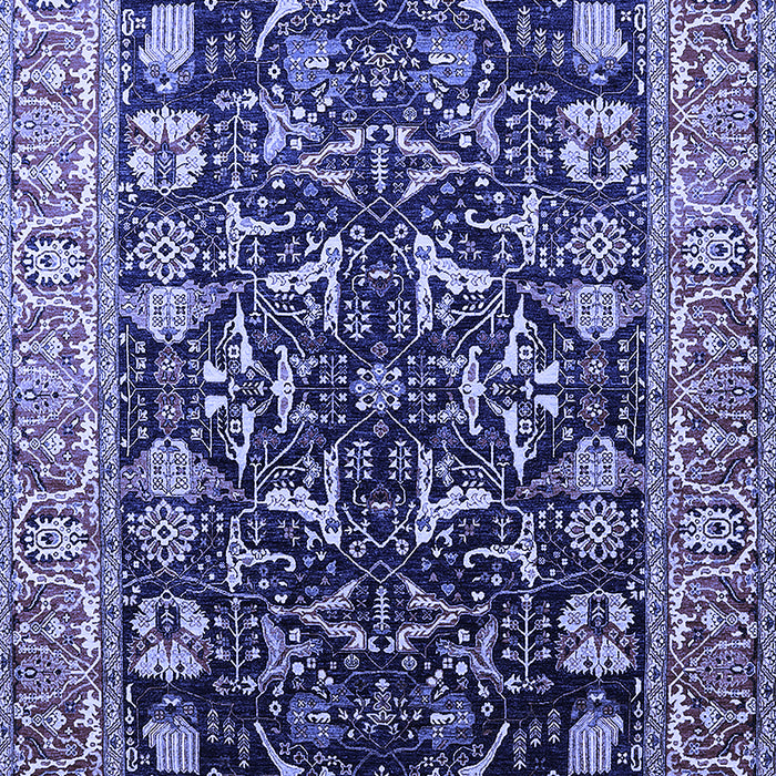 Oriental Blue Industrial Rug, urb1482blu