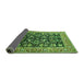 Sideview of Oriental Green Industrial Rug, urb1482grn