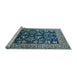 Sideview of Machine Washable Oriental Light Blue Industrial Rug, wshurb1482lblu