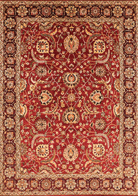 Oriental Orange Traditional Rug, urb1483org