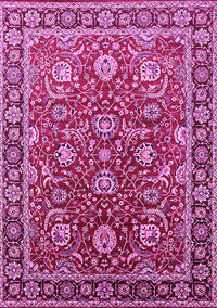Oriental Pink Traditional Rug, urb1483pnk