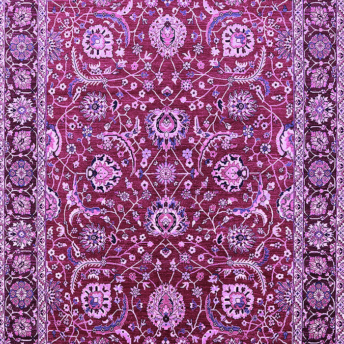 Machine Washable Oriental Purple Traditional Area Rugs, wshurb1483pur