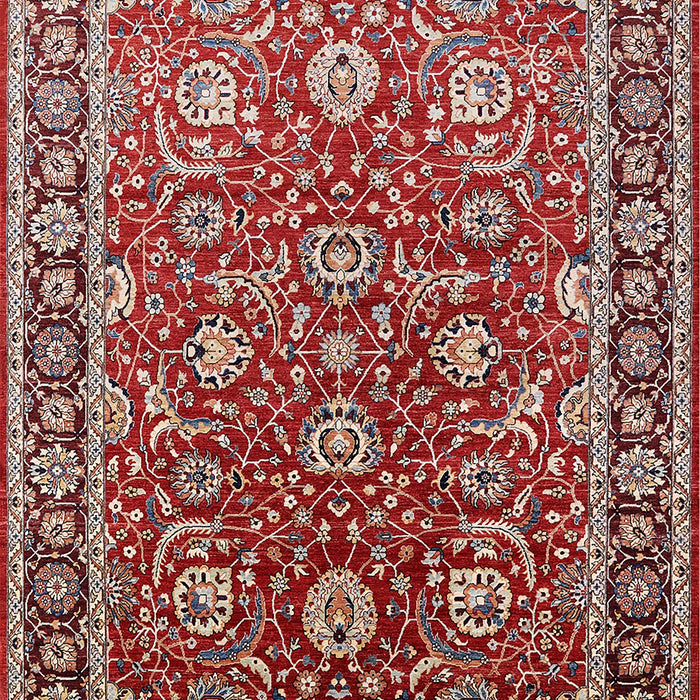 Mid-Century Modern Red Oriental Rug, urb1483