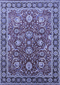 Oriental Blue Traditional Rug, urb1483blu