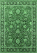 Oriental Emerald Green Traditional Rug, urb1483emgrn
