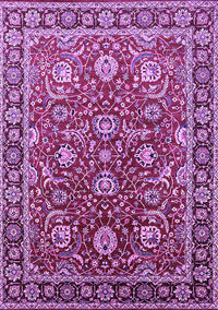 Oriental Purple Traditional Rug, urb1483pur