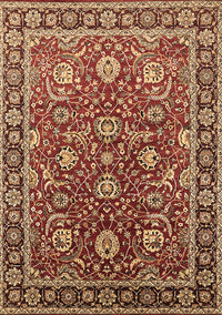 Oriental Brown Traditional Rug, urb1483brn