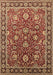 Oriental Brown Traditional Rug, urb1483brn