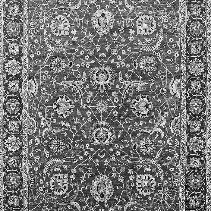 Machine Washable Oriental Gray Traditional Rug, wshurb1483gry