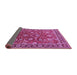 Sideview of Oriental Pink Traditional Rug, urb1483pnk