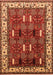 Machine Washable Oriental Orange Traditional Area Rugs, wshurb1484org