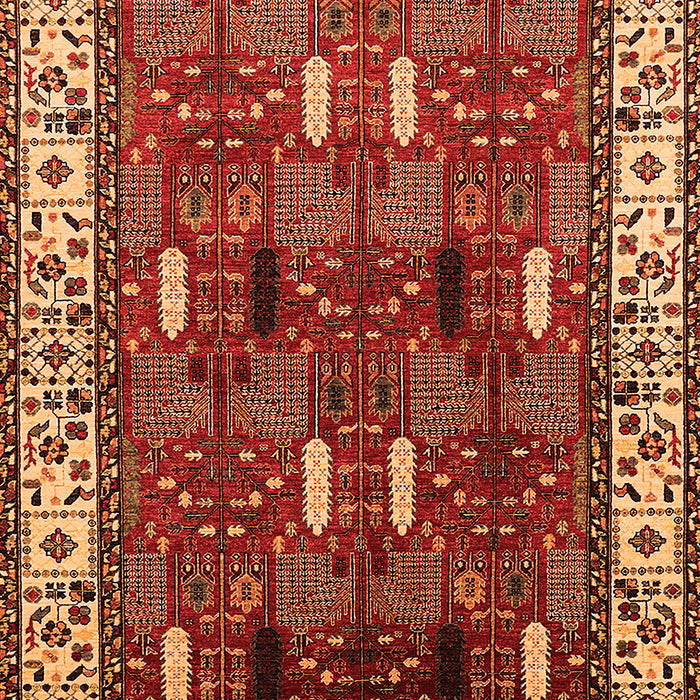 Oriental Orange Traditional Rug, urb1484org