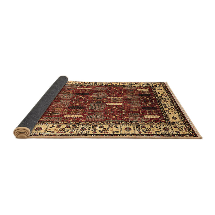 Sideview of Oriental Brown Traditional Rug, urb1484brn