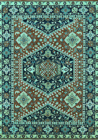 Persian Turquoise Traditional Rug, urb1485turq
