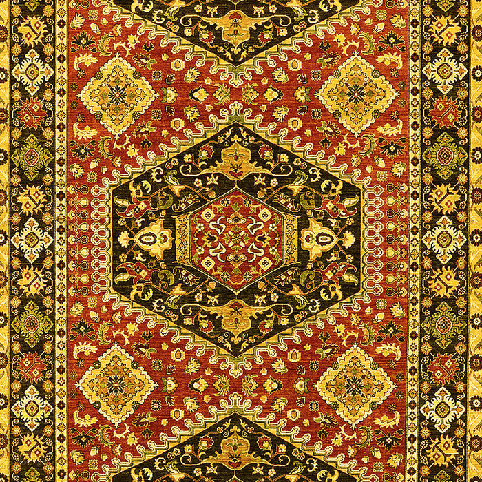 Persian Yellow Traditional Rug, urb1485yw