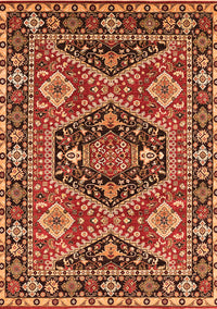Persian Orange Traditional Rug, urb1485org