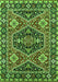 Persian Green Traditional Rug, urb1485grn