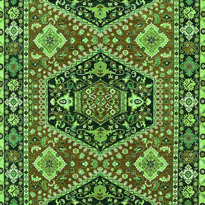 Persian Green Traditional Rug, urb1485grn