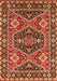 Machine Washable Persian Orange Traditional Area Rugs, wshurb1485org