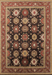 Oriental Brown Industrial Rug, urb1486brn