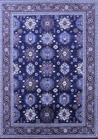 Oriental Blue Industrial Rug, urb1486blu