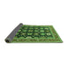 Sideview of Oriental Green Industrial Rug, urb1486grn