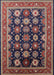 Mid-Century Modern Pink Oriental Rug, urb1486