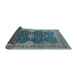 Sideview of Oriental Light Blue Industrial Rug, urb1487lblu