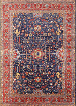 Mid-Century Modern Camel Brown Oriental Rug, urb1487