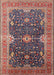 Mid-Century Modern Camel Brown Oriental Rug, urb1487