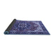 Sideview of Persian Blue Traditional Rug, urb1488blu