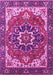 Machine Washable Persian Pink Traditional Rug, wshurb1488pnk