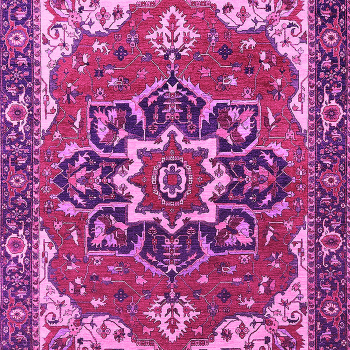 Machine Washable Persian Pink Traditional Rug, wshurb1488pnk