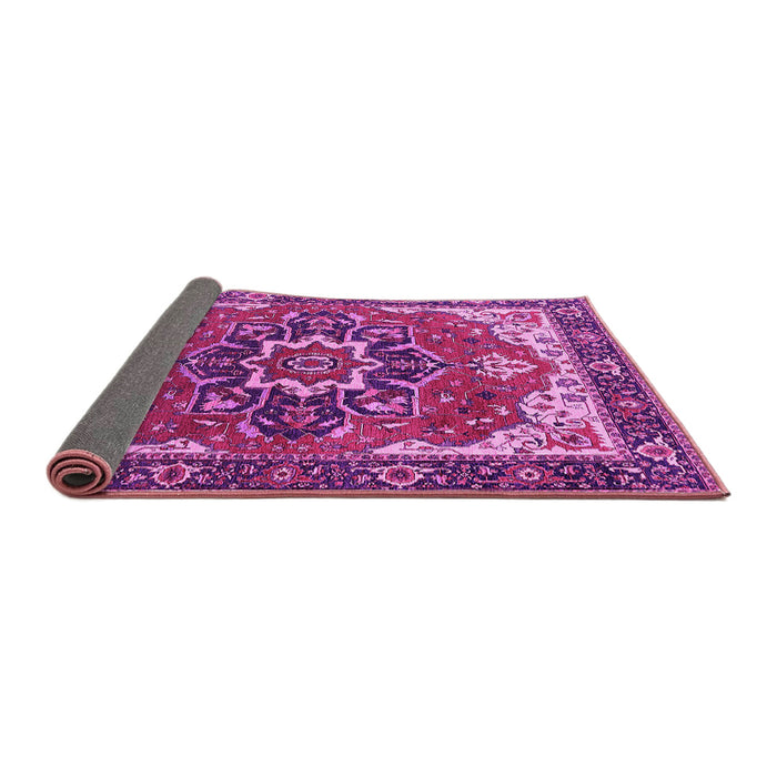 Sideview of Persian Pink Traditional Rug, urb1488pnk