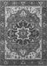 Machine Washable Persian Gray Traditional Rug, wshurb1488gry
