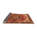 Sideview of Persian Orange Traditional Rug, urb1488org