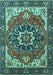 Persian Turquoise Traditional Rug, urb1488turq