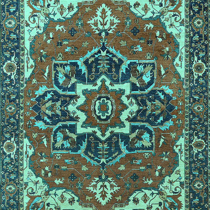 Persian Turquoise Traditional Rug, urb1488turq