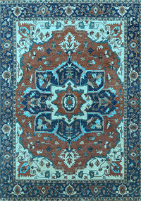 Persian Light Blue Traditional Rug, urb1488lblu