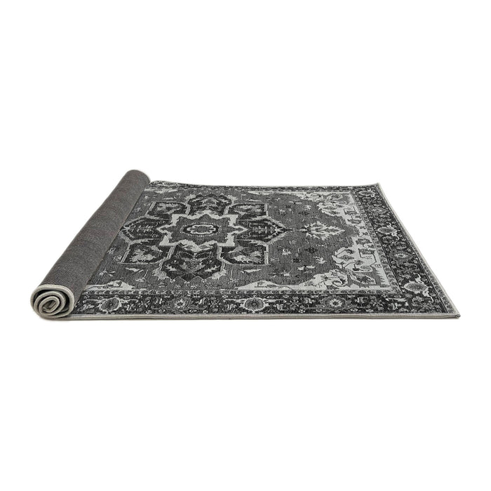 Sideview of Persian Gray Traditional Rug, urb1488gry