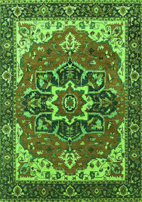 Persian Green Traditional Rug, urb1488grn