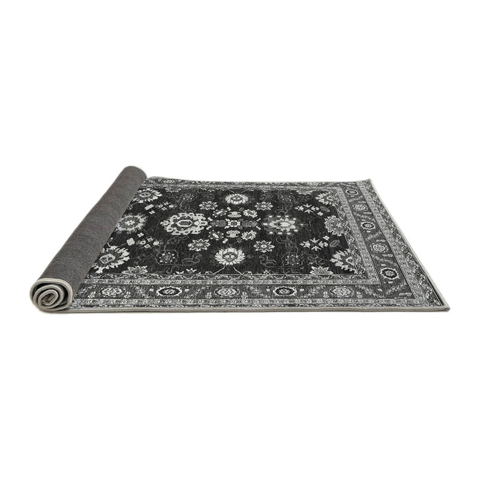 Sideview of Oriental Gray Industrial Rug, urb1489gry