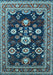 Oriental Light Blue Industrial Rug, urb1489lblu