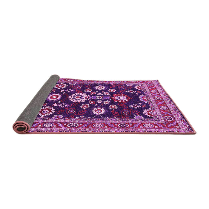 Sideview of Oriental Pink Industrial Rug, urb1489pnk