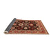 Sideview of Oriental Orange Industrial Rug, urb1489org